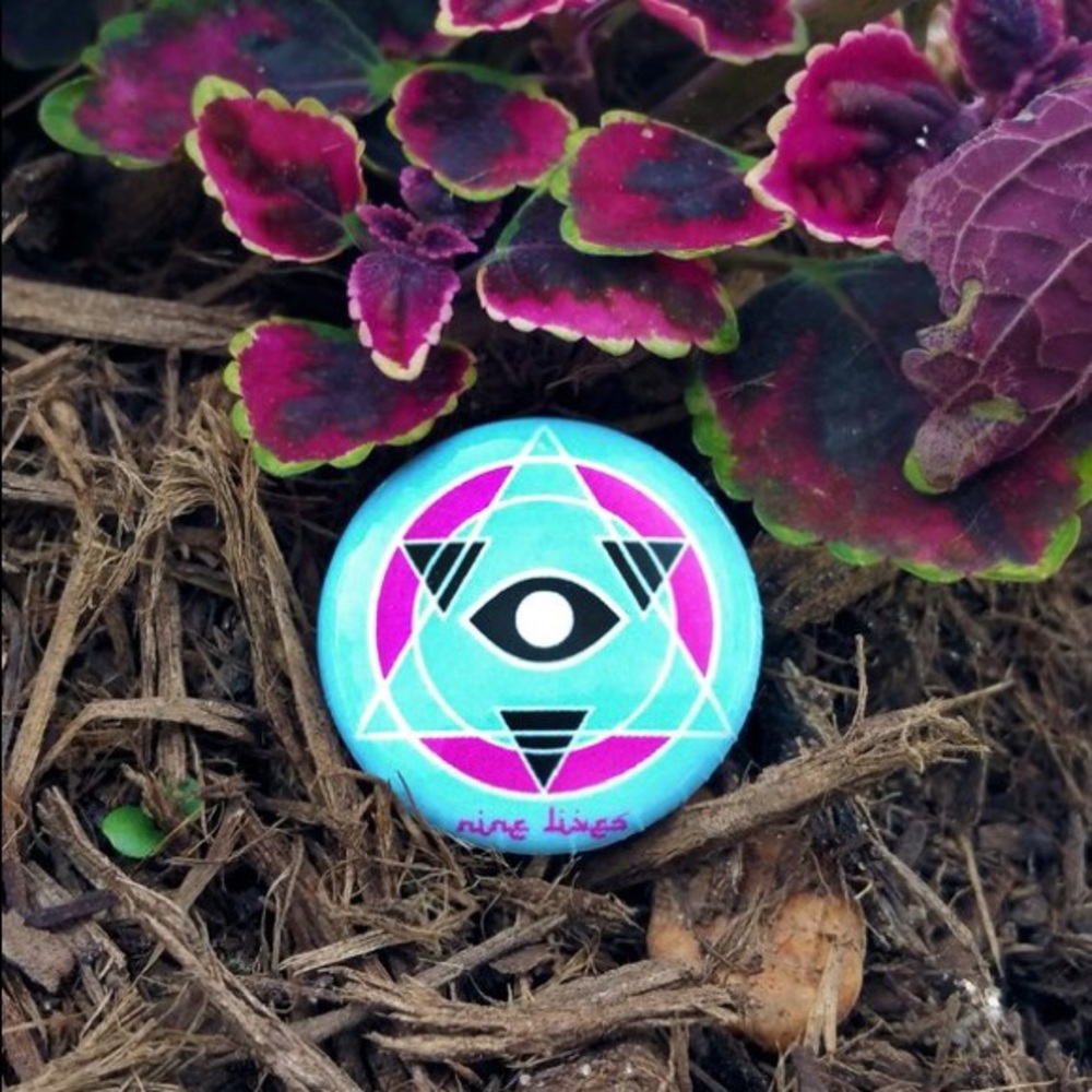 Third Eye Pyramid Pin